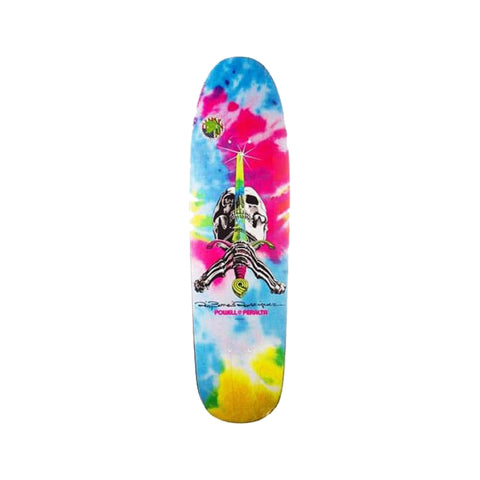 Powell Peralta Slappy Ray Bones Rodriguez Tie Dye Skull 8.5"W Skateboard Decks-1737795612