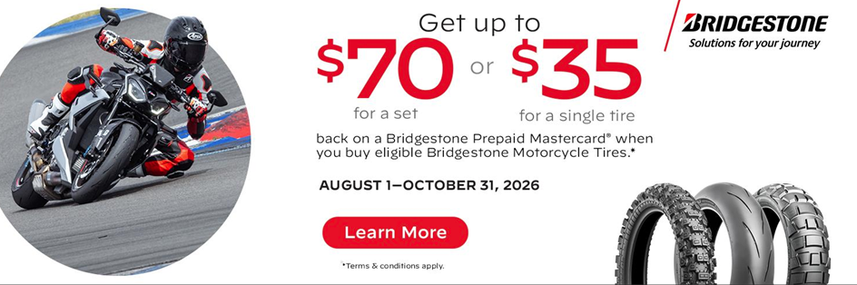 Bridgestone Fall 2026 Motorcycle Tire Rebate Guide: How to Claim Up to $70 Back on Battlax & Battlecross Tires